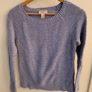Loft sweater- periwinkle
